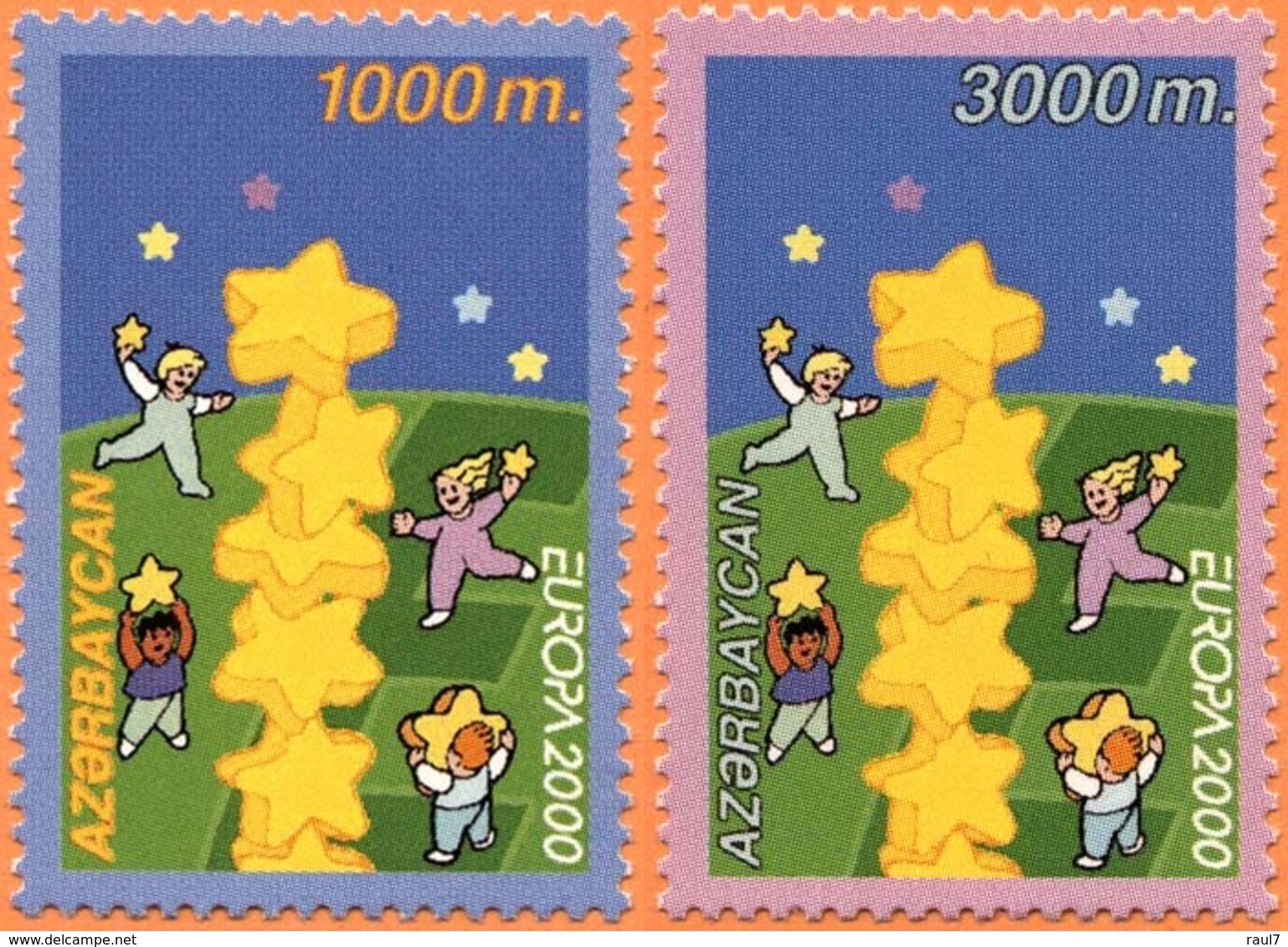 EUROPA 2000 - Azerbaidjan - 2 Val Neufs // Mnh - 2000