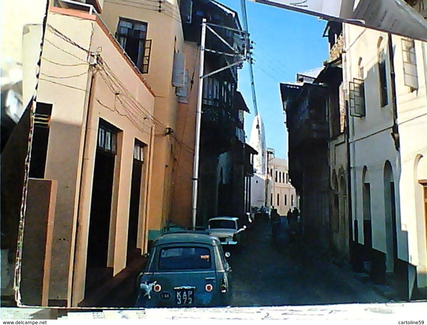 KENYA MOMBASA VASCO DA GAMA STREET RUE AUTO CAR OLD TOWN  N1975 GU3034 - Kenia