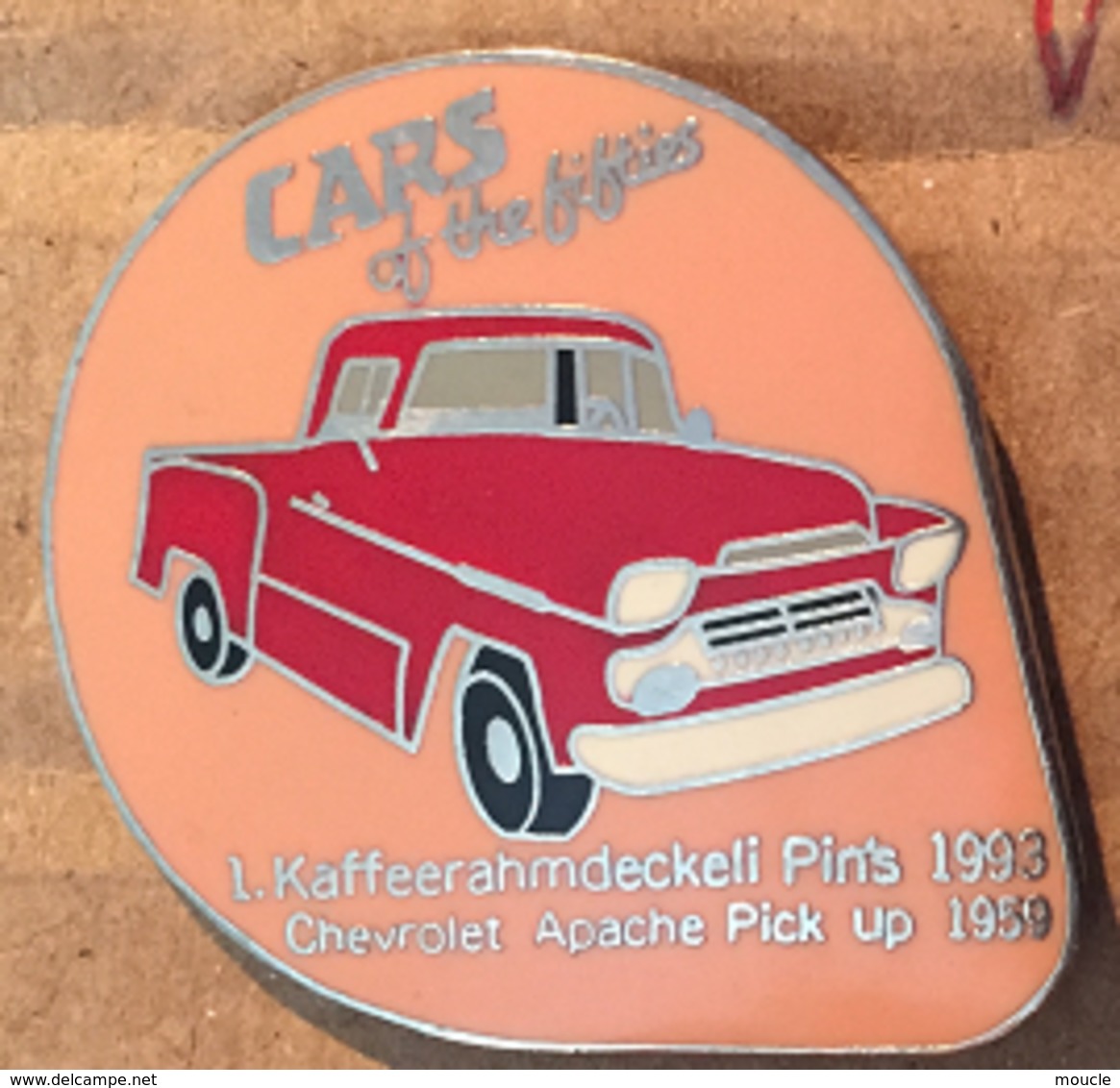 CARS OF THE FIFTIES - VOITURE DES ANNEES 50 - CHEVROLET APACHE PICK UP 1959  - CREME A CAFE    - (18) - Other & Unclassified