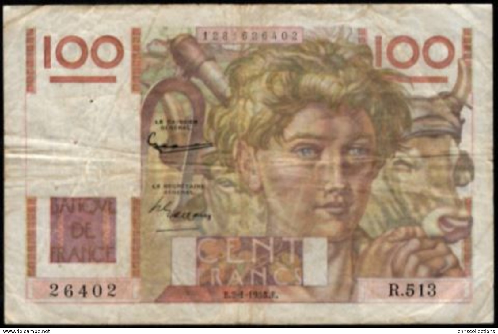 100 FRANCS JEUNE PAYSAN 2.1.1953 F:28/35 - 100 F 1945-1954 ''Jeune Paysan''