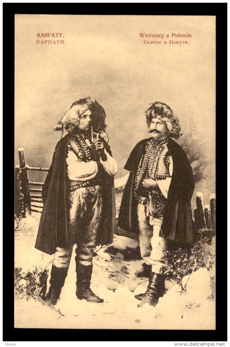 POLOGNE - KARPATY - HOMMES EN COSTUMES - Polen