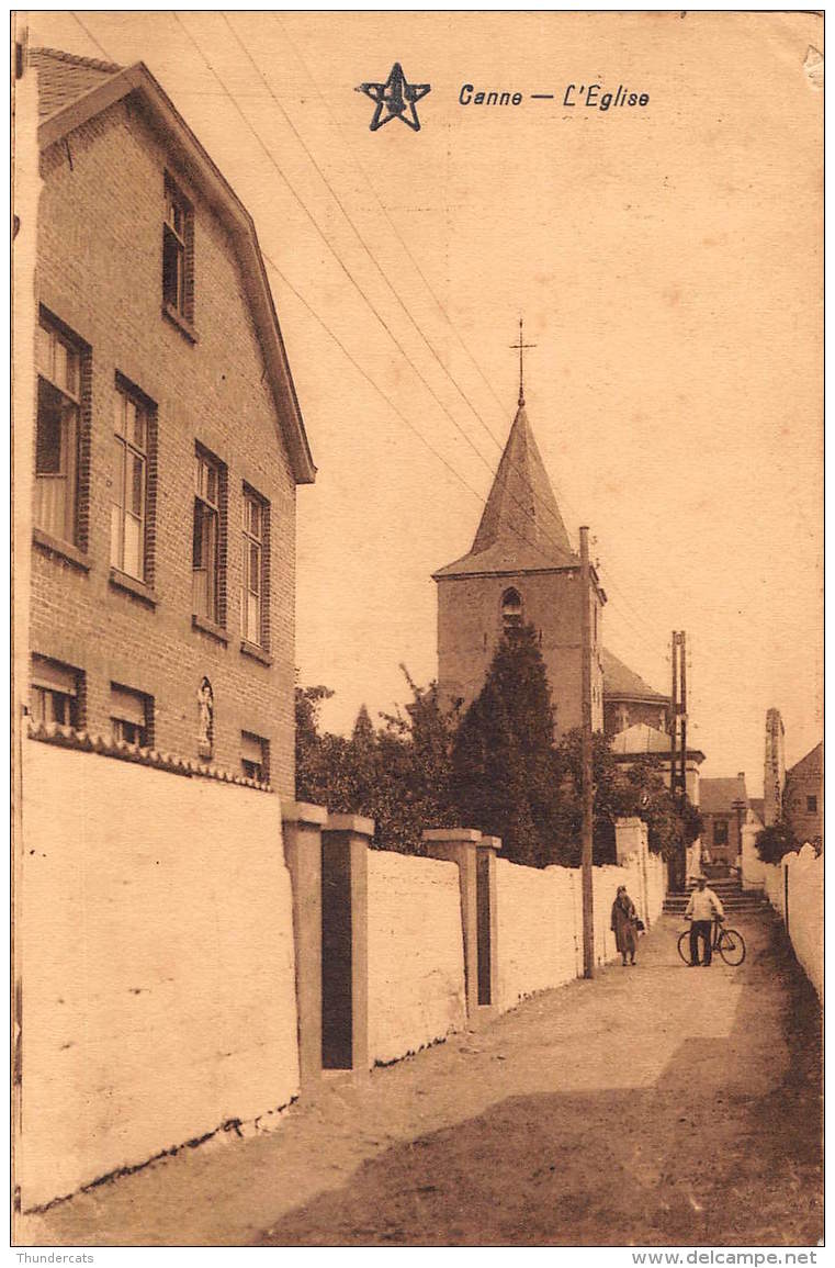 CPA CPA CANNE L'EGLISE KERK KANNE - Riemst