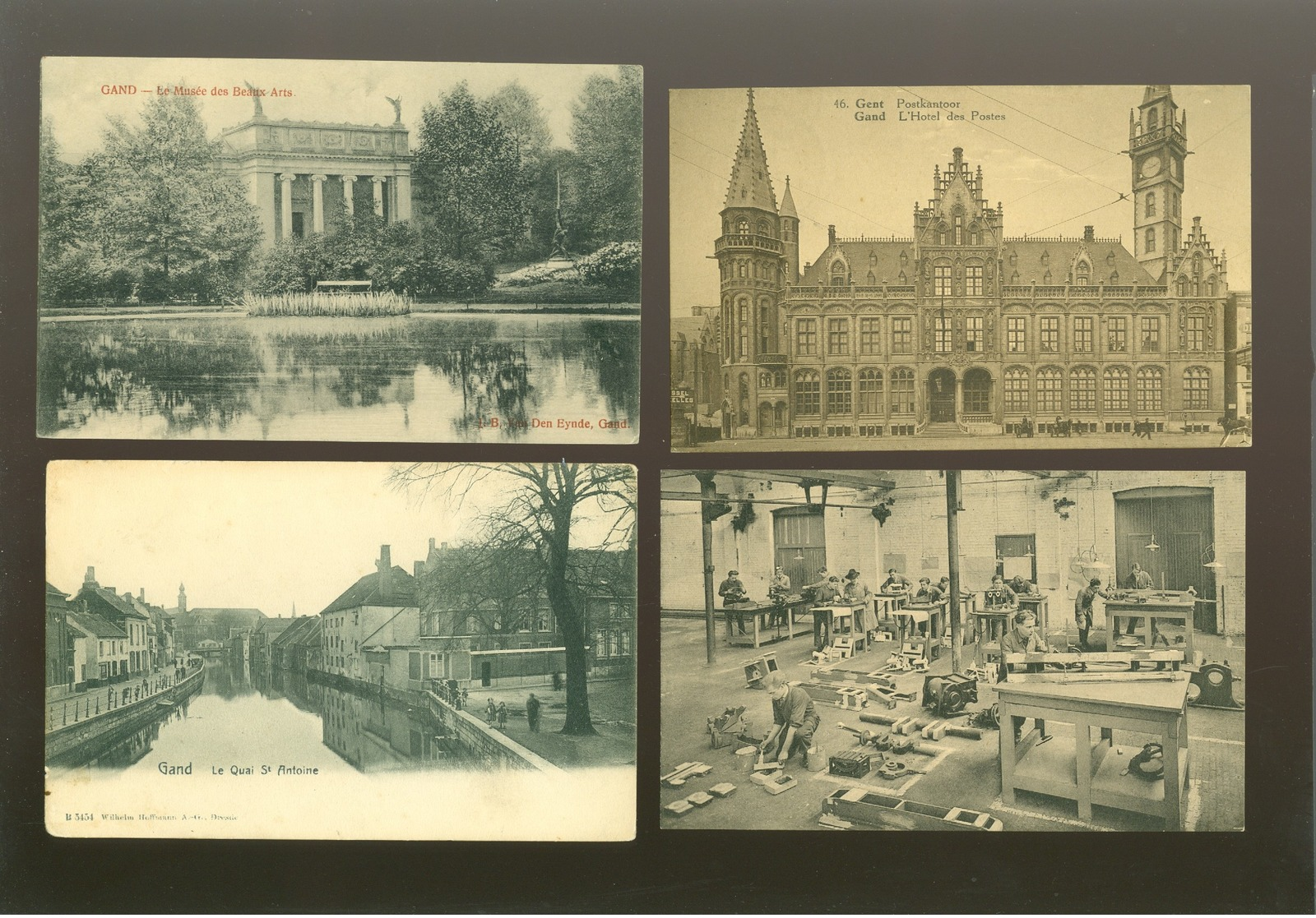 Beau lot de 60 cartes postales de Belgique  Gand      Mooi lot van 60 postkaarten van België  Gent - 60 scans