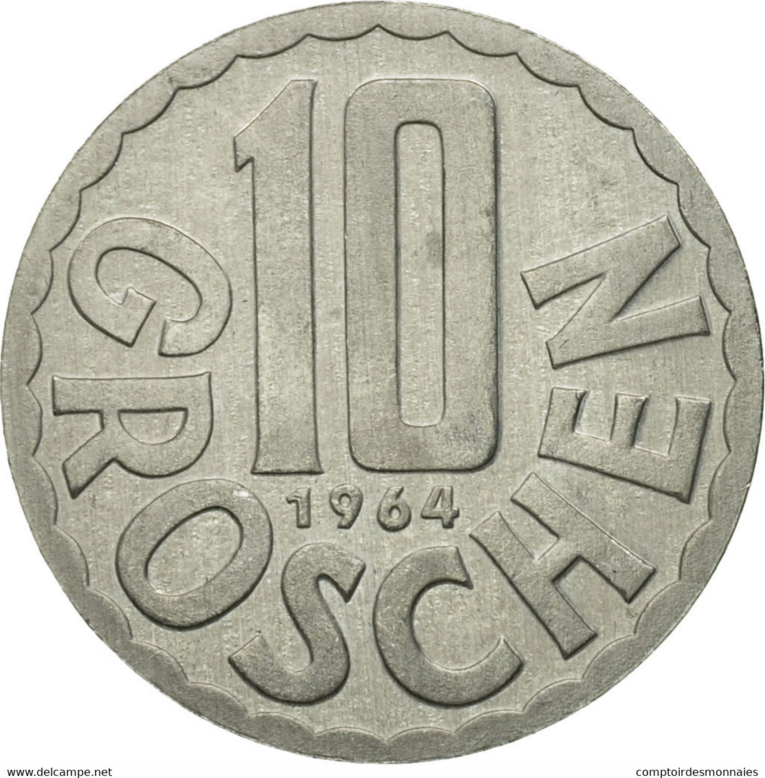 Monnaie, Autriche, 10 Groschen, 1964, Vienna, SPL, Aluminium, KM:2878 - Autriche