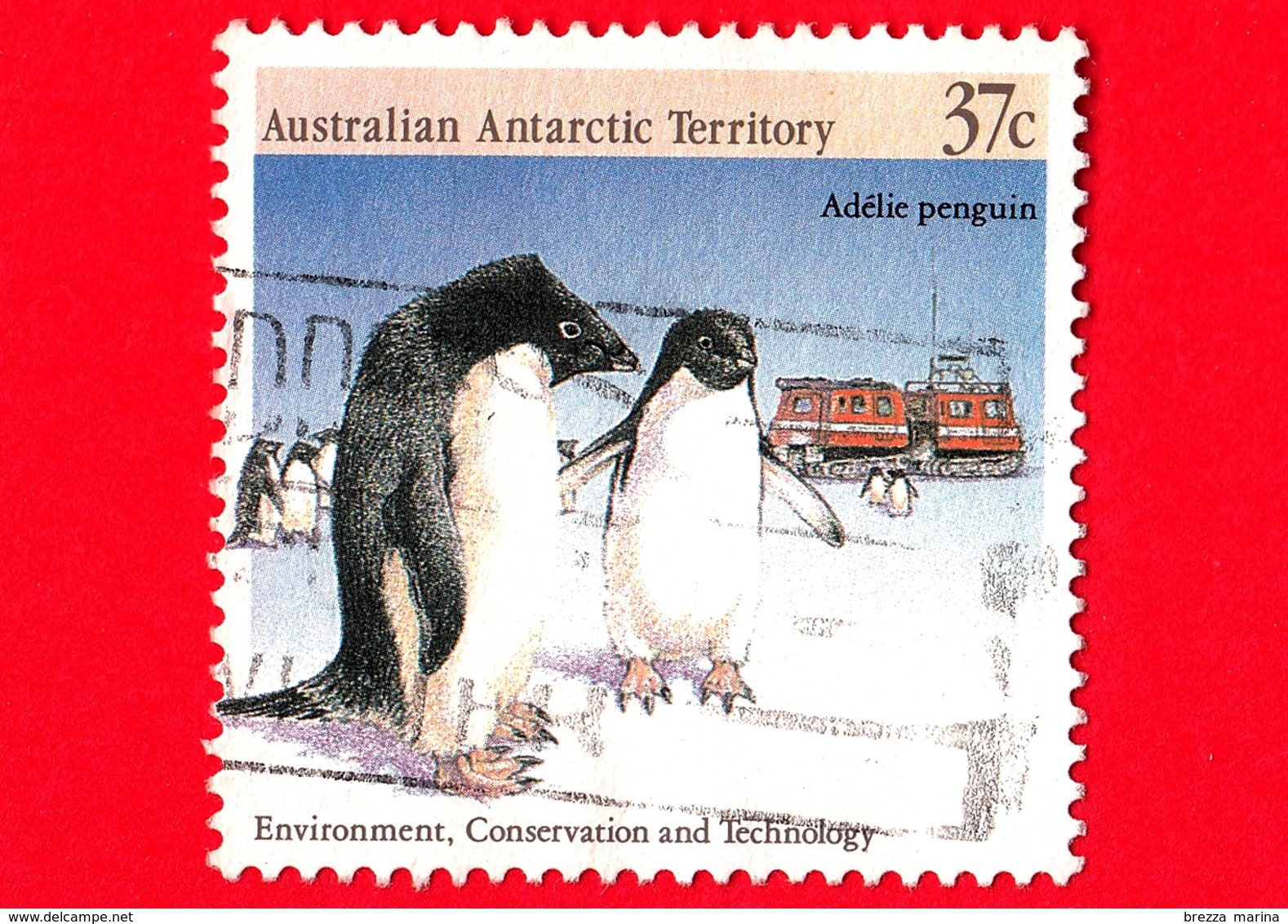 Territorio Antartico Australiano - AAT - Usato - 1988 - Protezione Dell'Ambiente - Pinguini  - Adelie Penguin - 37 - Usati