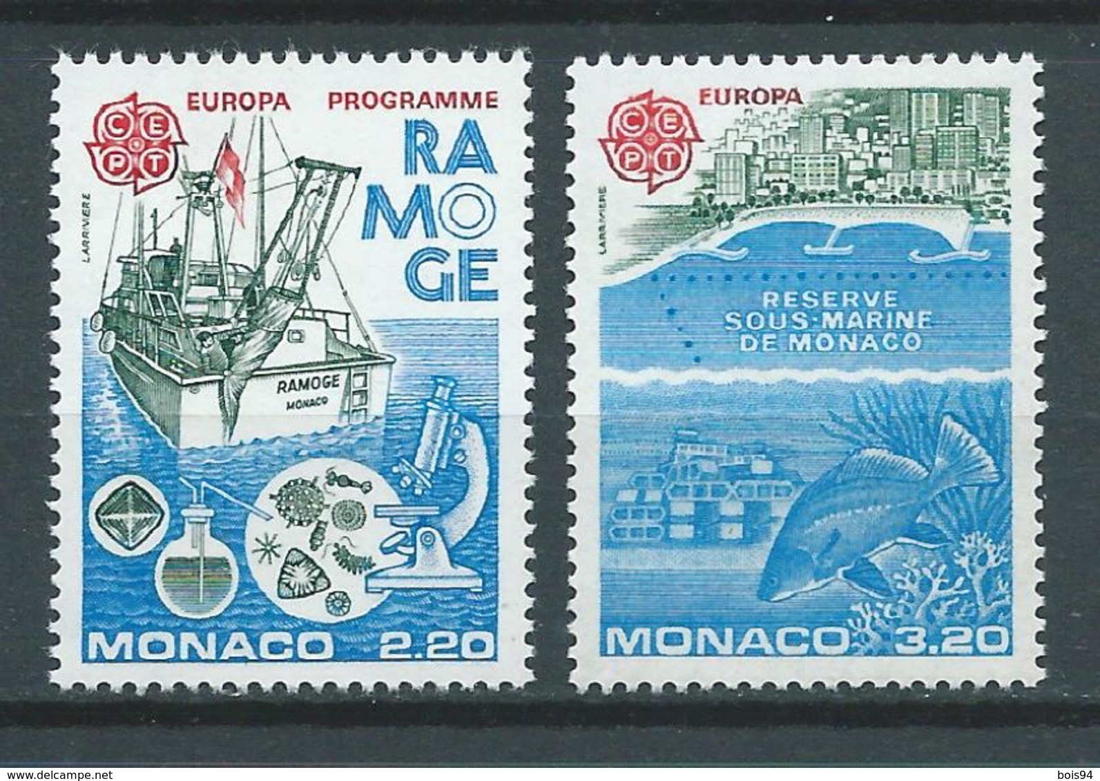 MONACO 1986. N°s 1520 Et 1521 . Neufs ** (MNH) - Neufs