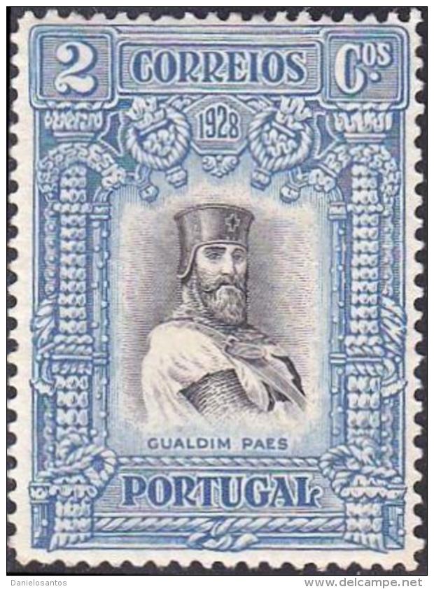 Portugal 1928 Independência De Portugal 3&ordf; Emissão Third Independence Issue A93 Gualdim Paes MLH - Other & Unclassified