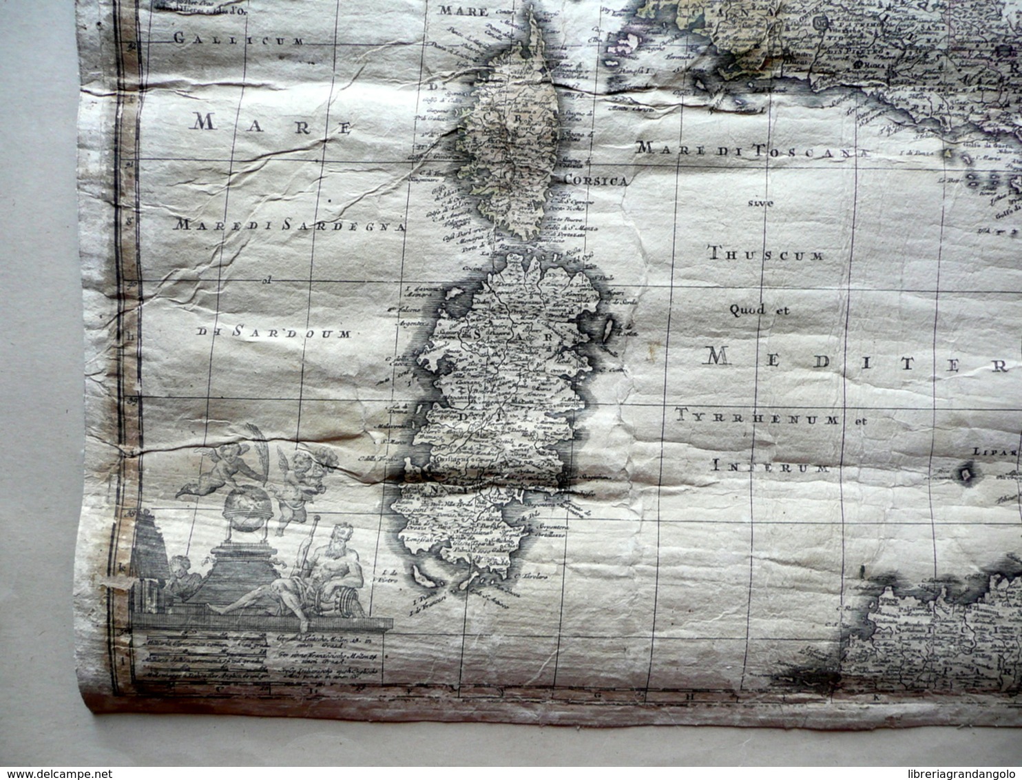 Nova Et Exactissima Totius Italiae Sardiniae Et Corsicae M. Seutter 1740 Carta - Altri & Non Classificati