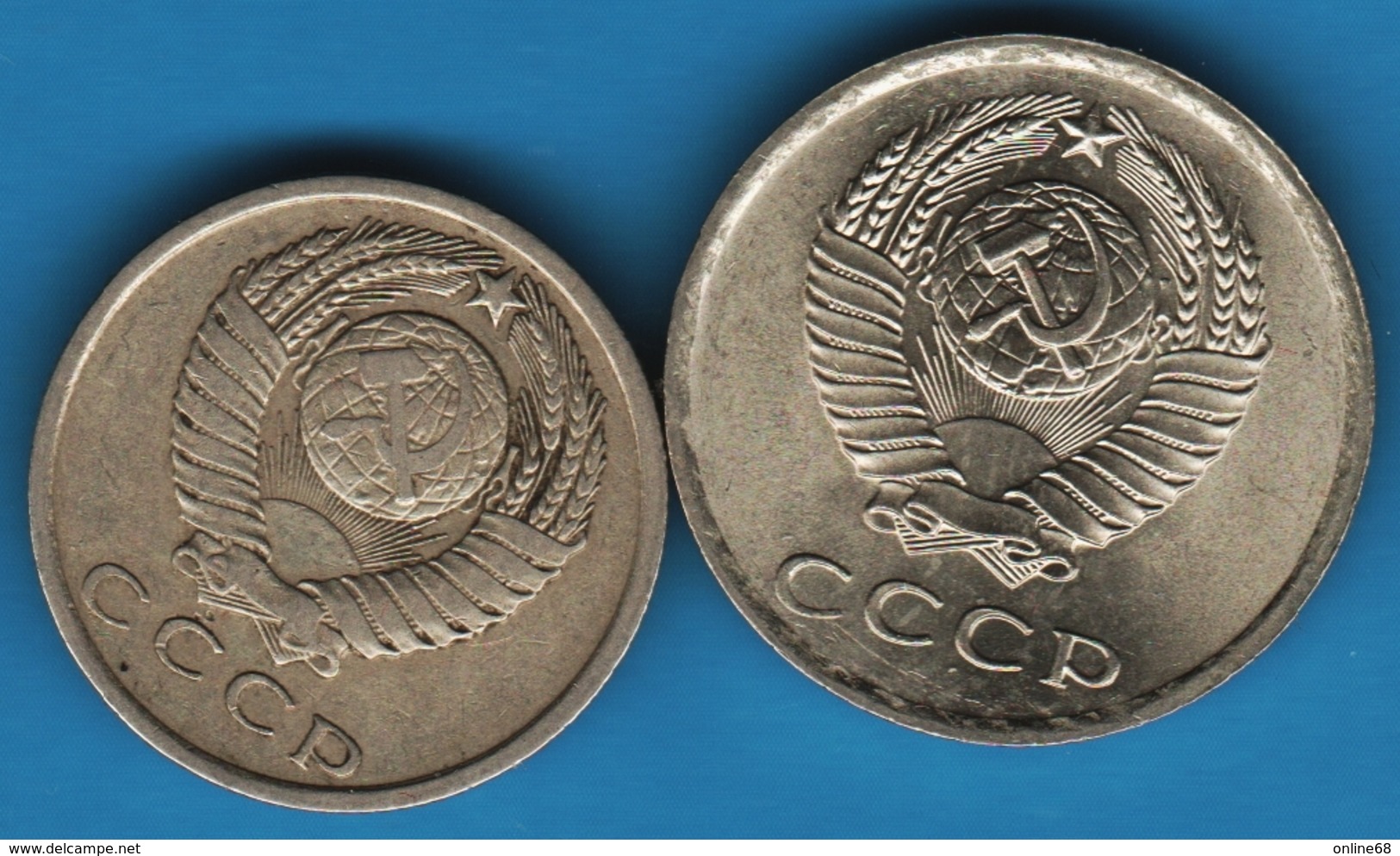 RUSSIA CCCP LOT 15 + 20 KOPECKS 1962 - Russia