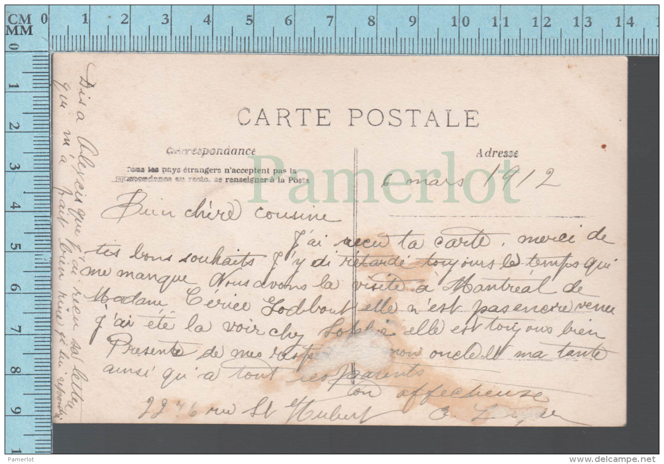 CPA Fantaisie Fille - 1912, De Tout Mon Coeur Je Vous Les Offres " Roses"-  ED: AN 543 - Femmes