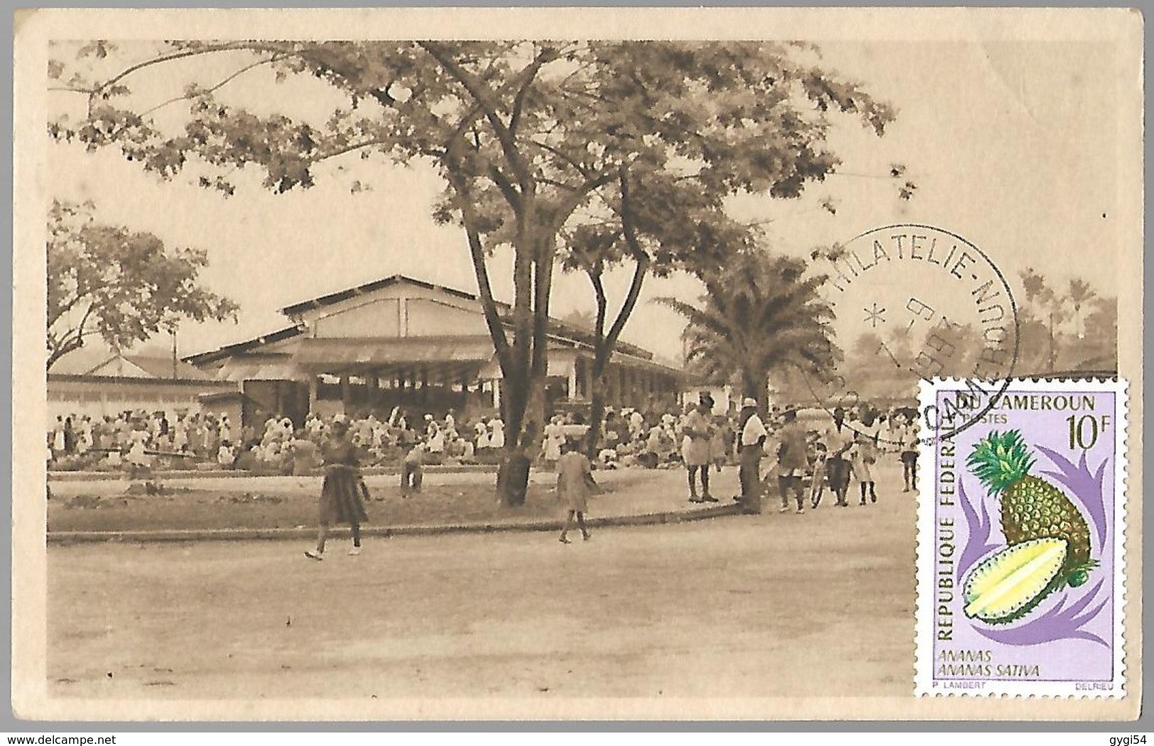 Cameroun  Douala  Vue Du Marché - Cameroun