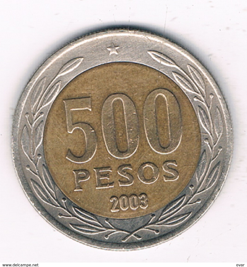 500 PESOS 2003 CHILI /4582G/ - Chile