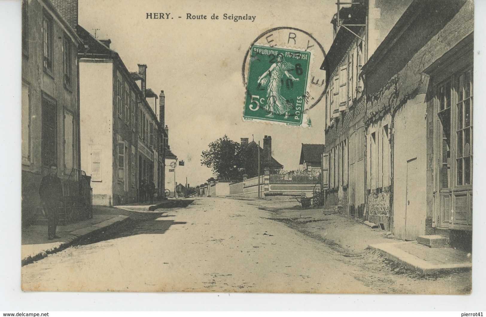 HERY - Route De Seignelay - Hery