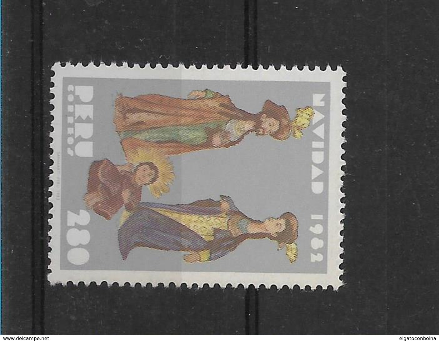 PERU 1982, CHRISTMAS, RELIGION, JESUS, MARIA AND JOSE, 1 VALUE Complete MINT NH - Peru