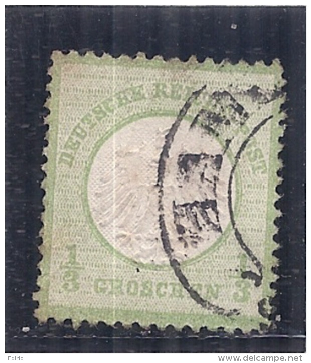 ALLEMAGNE  Empire N° 2 Côte 50&euro; 1/2K Vert Jaune  Côte 50&euro; - Used Stamps