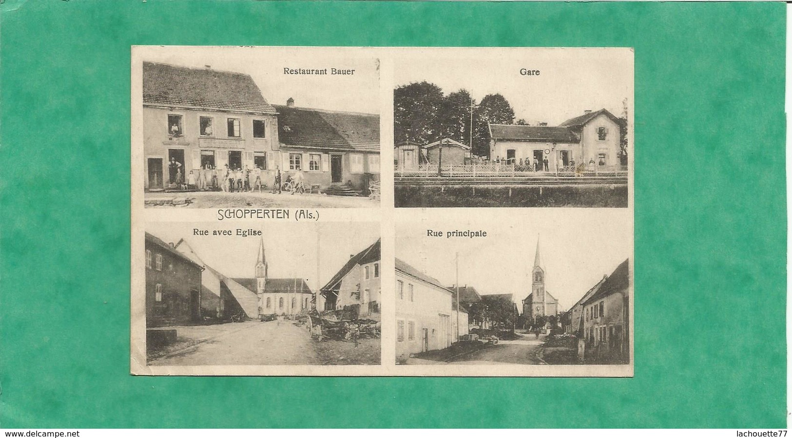 Gare "Cartes- Postales Gruss Schopperten 1 Bon état -: FRAIS DE PORT OFFERTS - Other & Unclassified