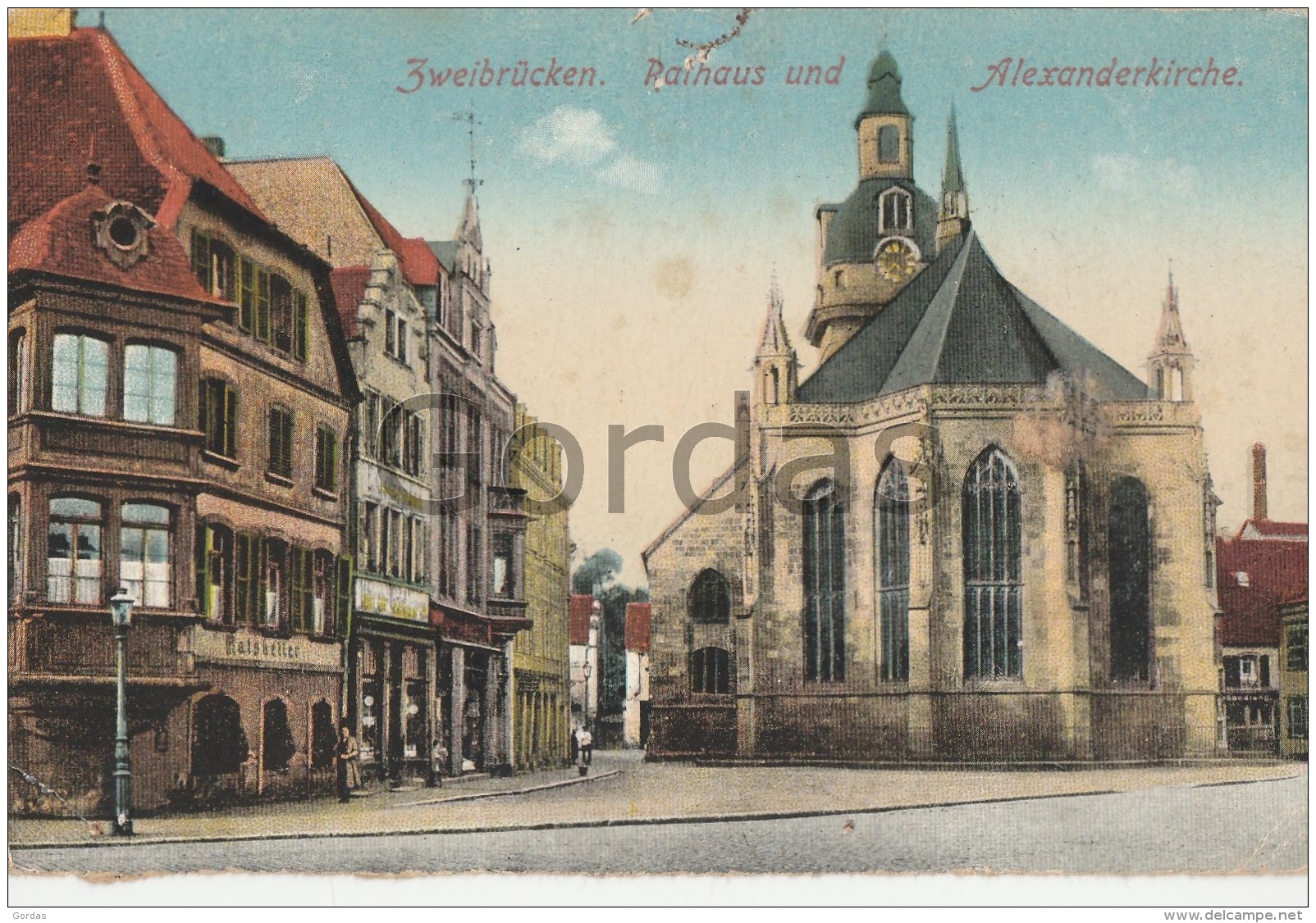 Germany - Zweibruecken - Rathaus Und Alexanderkirche - Zweibruecken