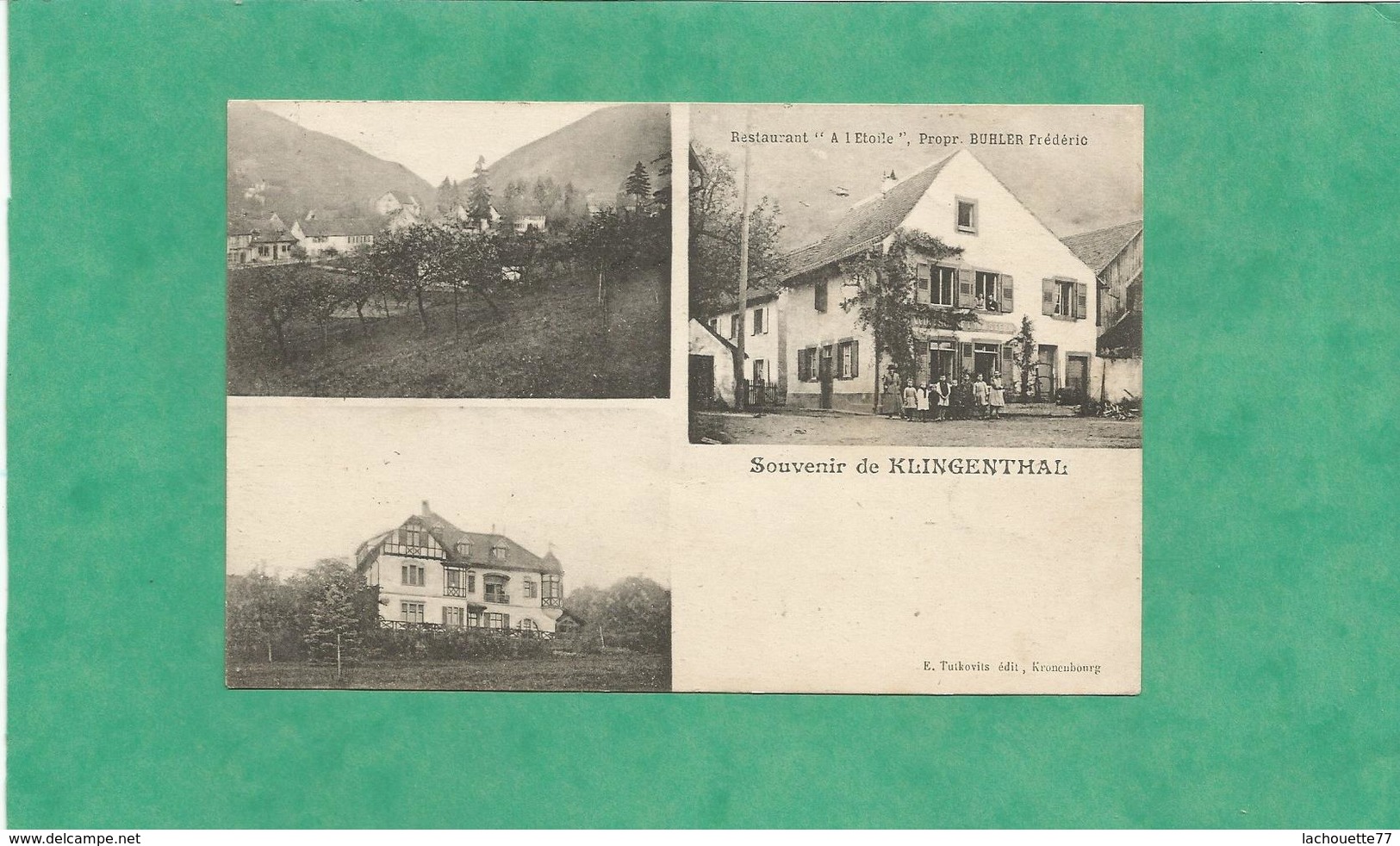 "Cartes- Postales Gruss KLINGENTHAL   1 Bon état -: FRAIS DE PORT OFFERTS - Autres & Non Classés