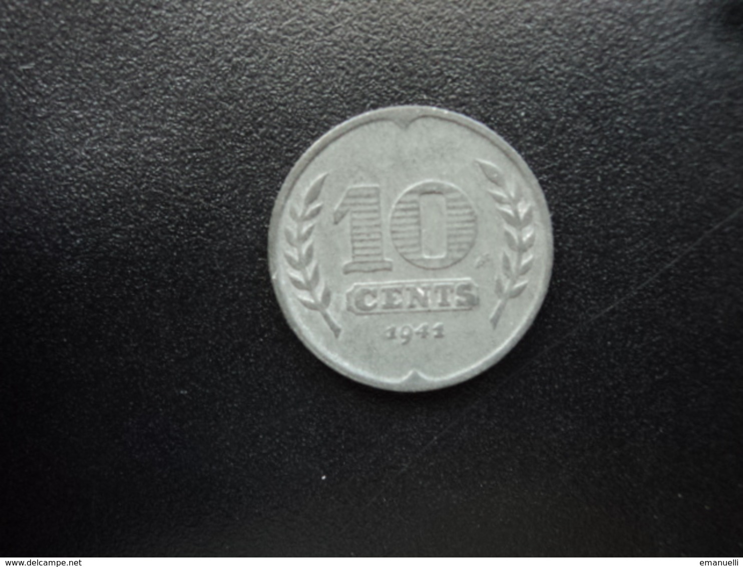 PAYS BAS : 10 CENTS  1941   KM 173      TTB - 10 Cent