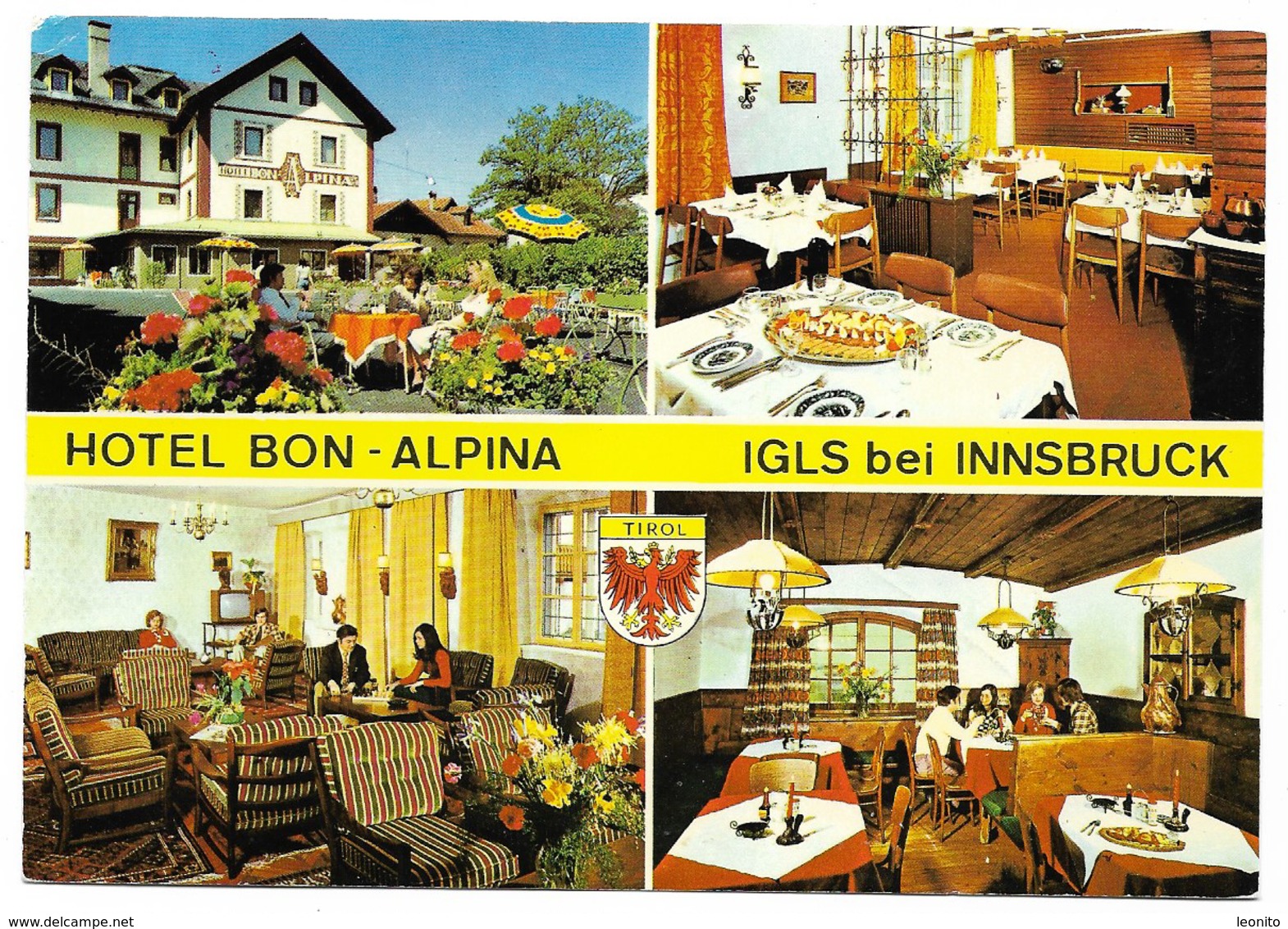 IGLS Innsbruck Hotel BON ALPINA 1975 - Igls