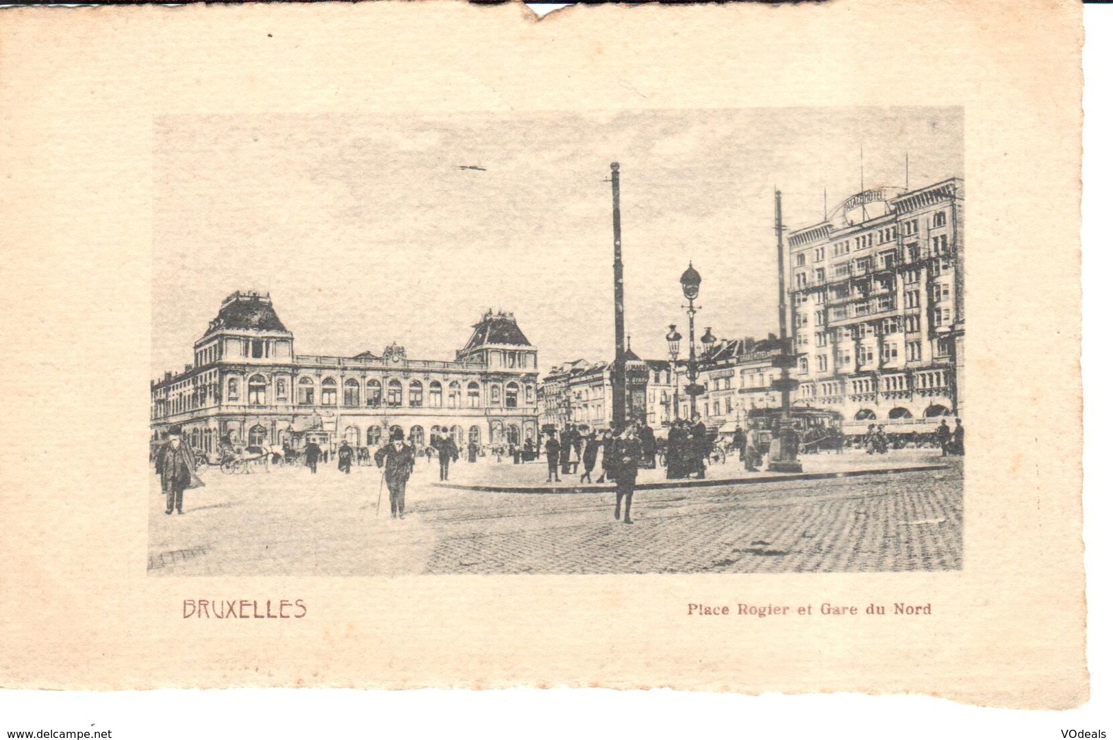 Bruxelles - Brussel - Place Rogier Et Gare Du Nord - Marktpleinen, Pleinen