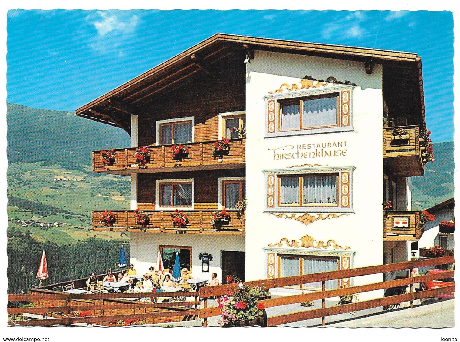 JERZENS Tirol Restaurant Pension HIRSCHENKLAUSE Pitztal 1974 - Pitztal