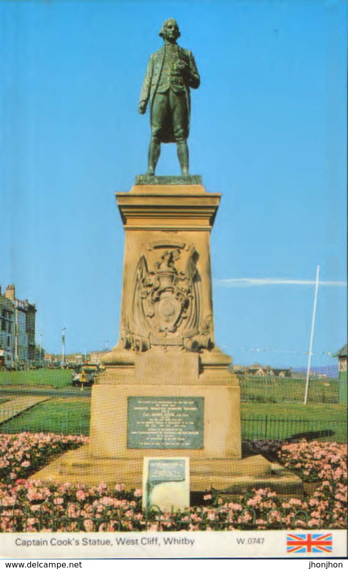 United Kingdom/England - Postcard Unused - Captain Cook's Statue,West Cliff,Whitby - Whitby