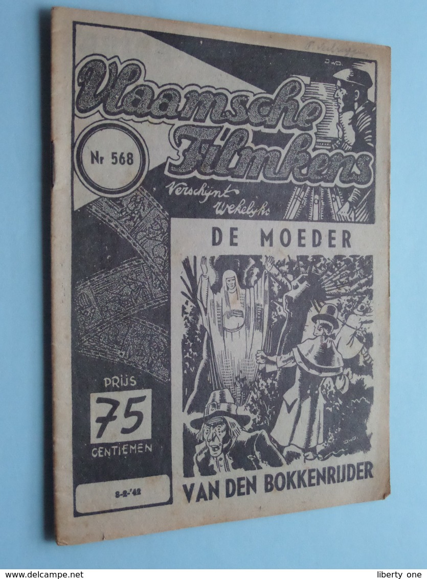 VLAAMSCHE FILMKENS ( Nr. 568 ) 8-2-'42 : De Moeder Van Den Bokkenrijder ! - Giovani