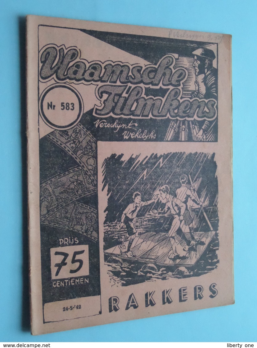 VLAAMSCHE FILMKENS ( Nr. 583 ) 24-5-'42 : RAKKERS ! - Juniors