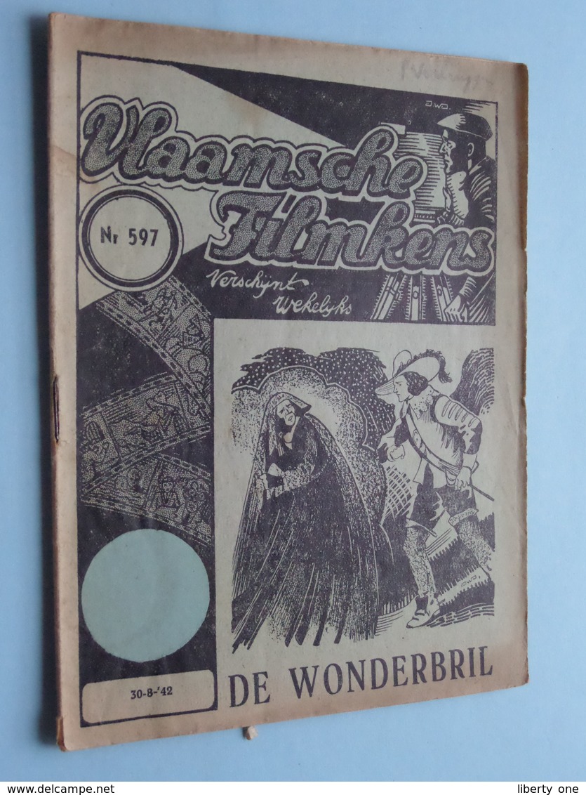 VLAAMSCHE FILMKENS ( Nr. 597 ) 30-8-'42 : De Wonderbril ! - Juniors