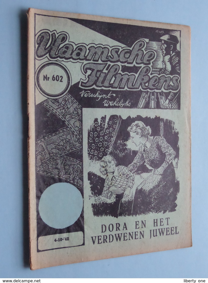 VLAAMSCHE FILMKENS ( Nr. 602 ) 4-10-'42 : DORA En Het Verdwenen Juweel ! - Juniors