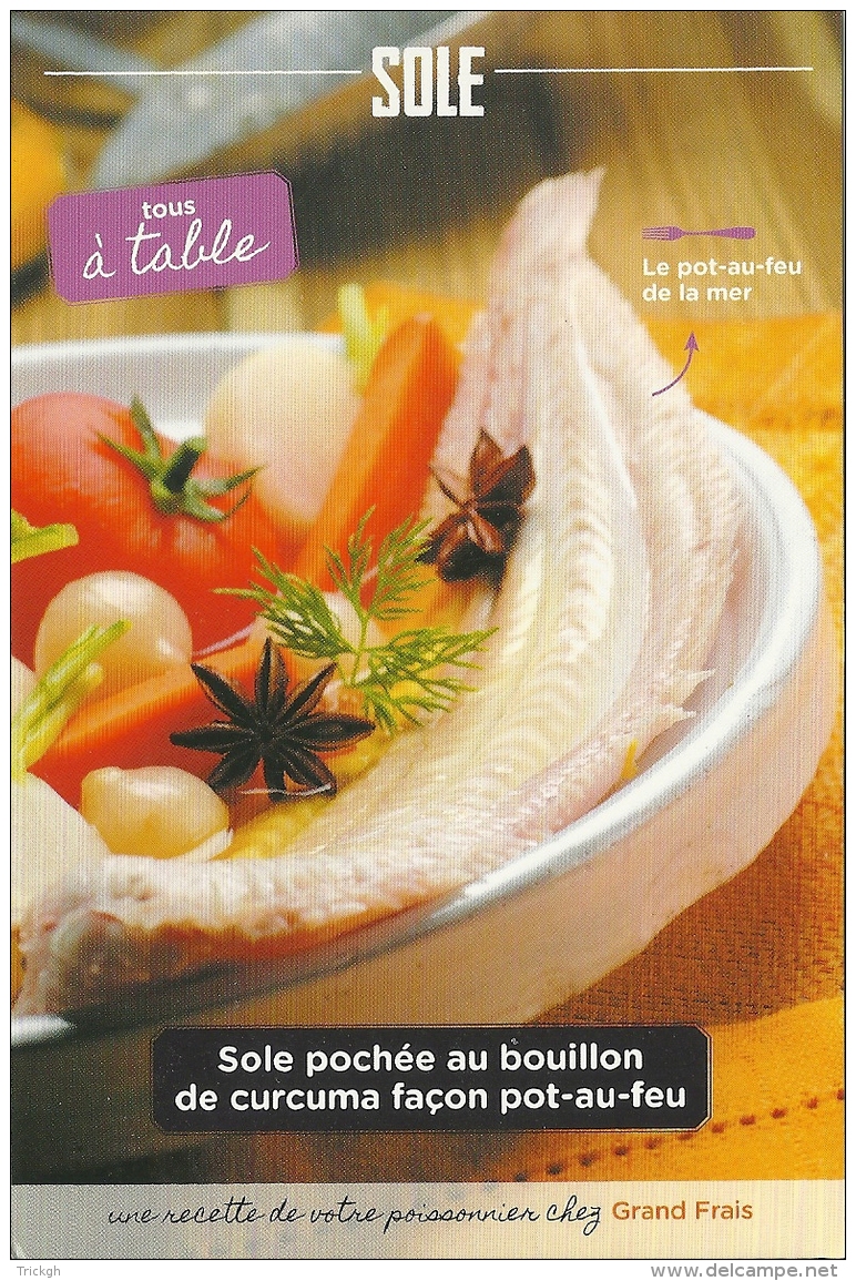 Sole Curcuma Pot-au-feu / Carte Recette - Recipes (cooking)