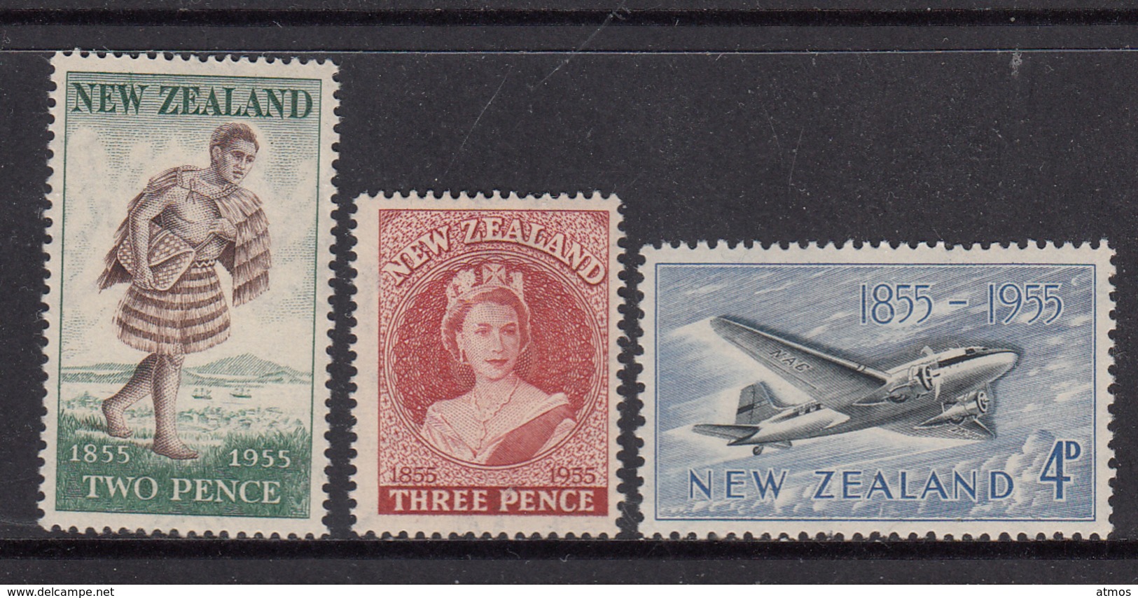 New Zealand MNH Michel Nr 348/50 From 1955 / Catw 1.10 EUR - Neufs