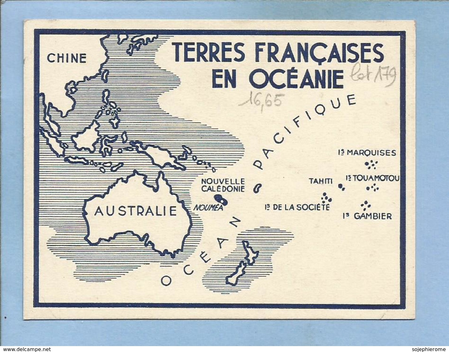 Chromo Terres Françaises En Océanie 48 Nouvelle-Calédonie Transport De Fruits Par Pirogue 2 Scans - Andere & Zonder Classificatie