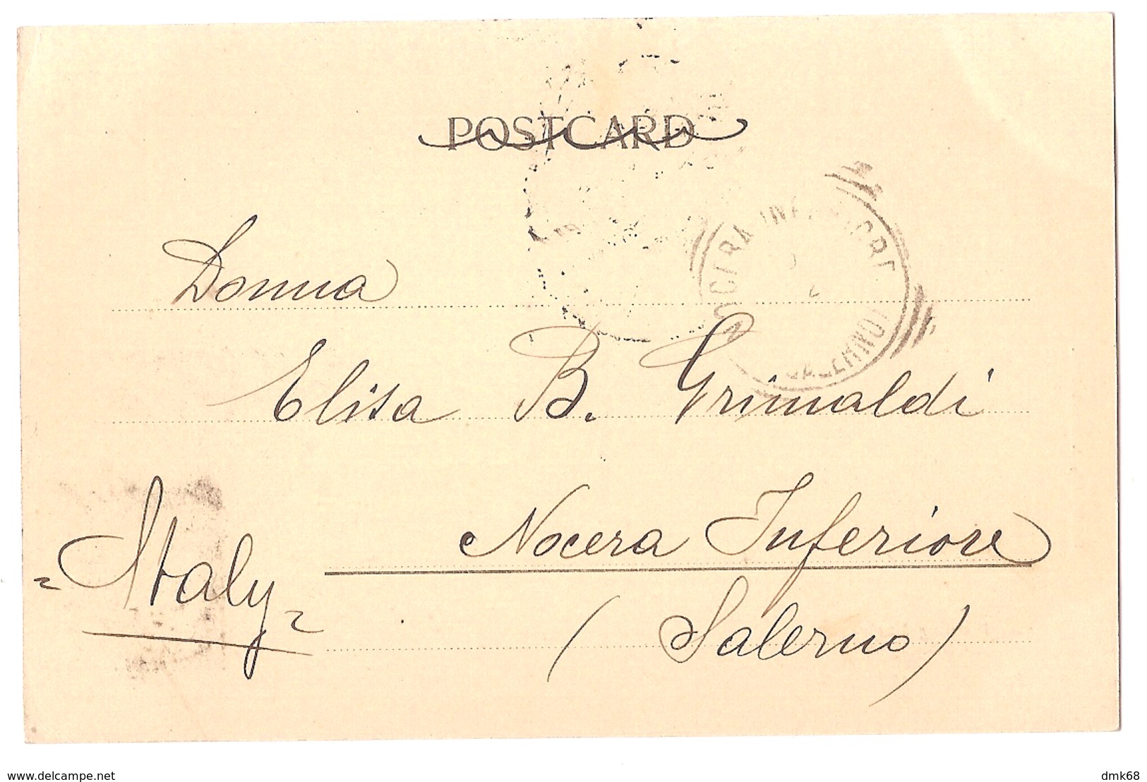 SOUTH AFRICA - JOHANNESBURG - MORNING MARKET - STAMP - MAILED TO NOCERA INFERIORE - EDIT BARNETT 1902 (2793) - South Africa