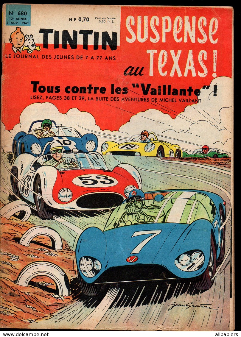 Tintin N°680 Dan Cooper - Le Bon Duc Jean Ier De Brabant - Chasse à L'autruche - Faites Vos Jeux - L'avion Cargo De 1961 - Tintin