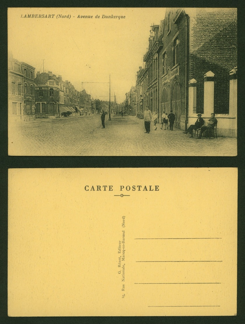 CARTE POSTALE FRANCE - LAMBERSART - AVENUE DE DUNKERQUE – LL418 - Lambersart