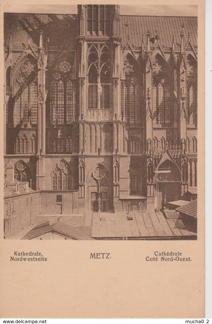 57 - METZ - CATHEDRALE COTE NORD OUEST- SHAL SERIE 11 N° 11 - Metz