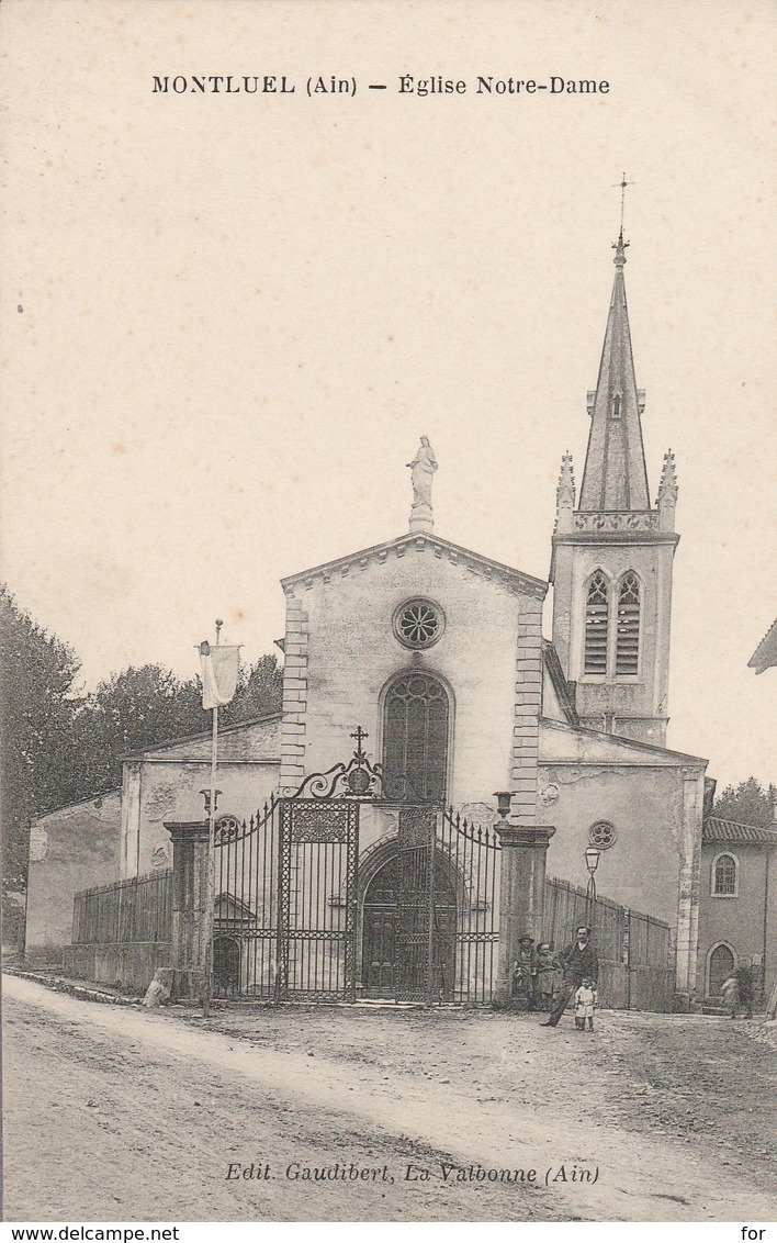 Ain : MONTLUEL : église Notre-dame - Montluel