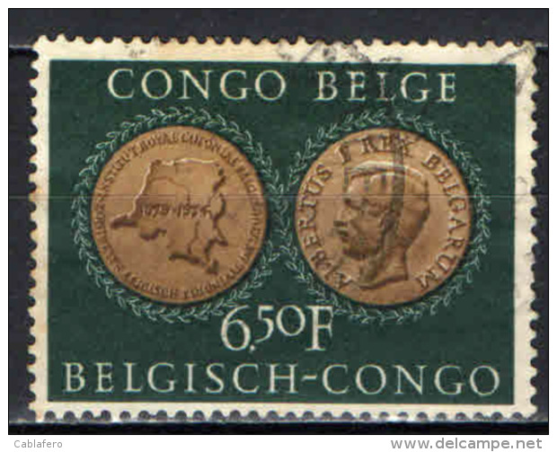 CONGO BELGA - 1954 - ISTITUTO REALE COLONIALE - 25° ANNIVERSARIO - USATO - Usati