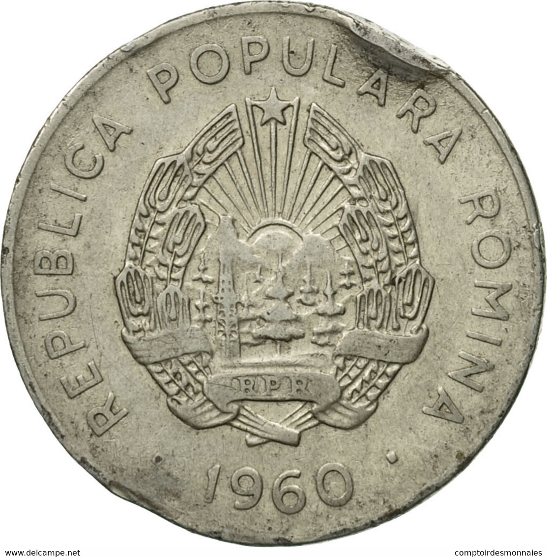 Monnaie, Roumanie, 25 Bani, 1960, B+, Nickel Clad Steel, KM:88 - Roumanie