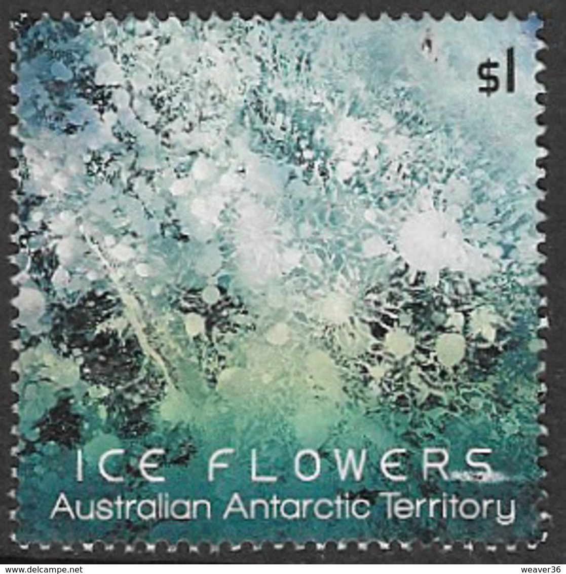 Australian Antarctic Territory 2016 Ice Flowers $1 Sheet Stamp Type 1 Good/fine Used [38/31194/ND] - Used Stamps