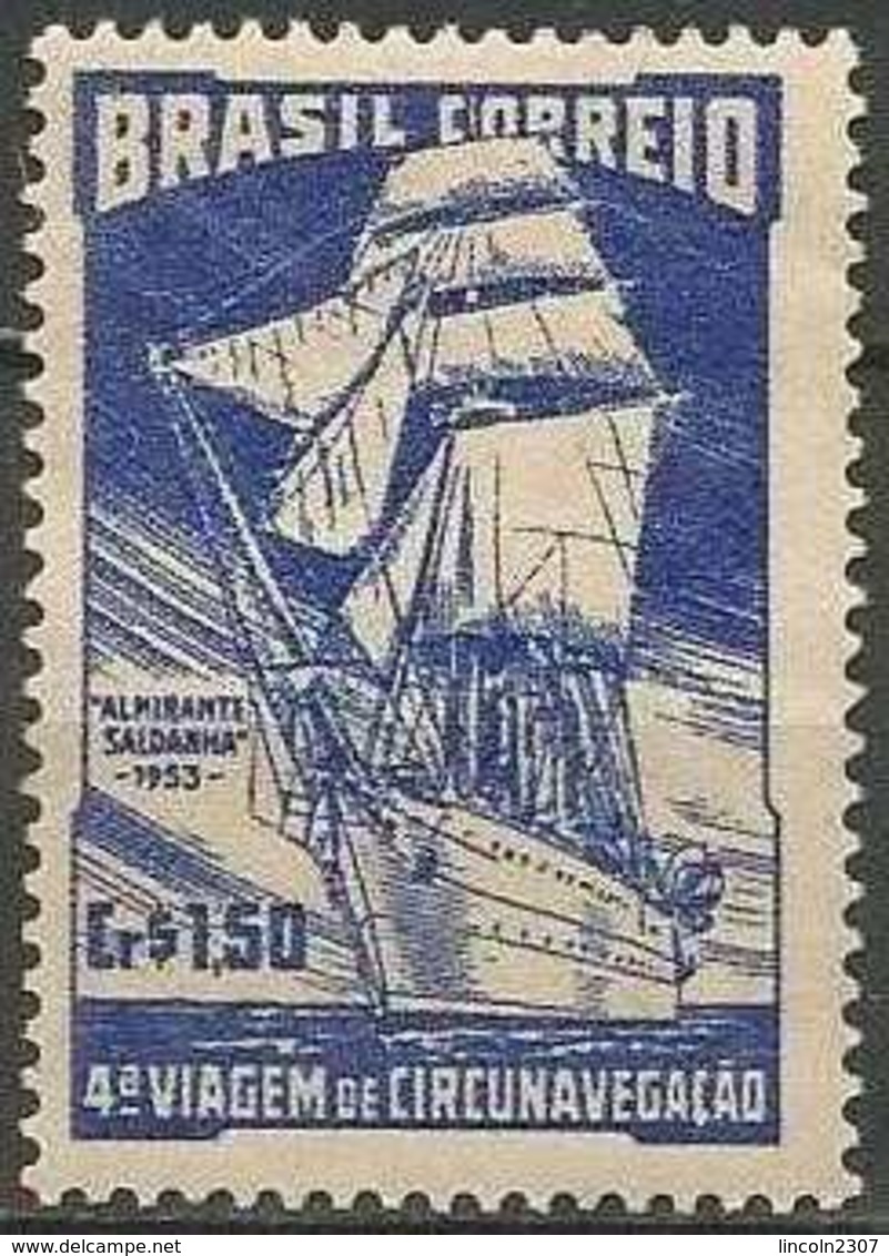 LSJP BRAZIL SCHOOL SHIP ALMIRANTE SALDANHA 1953 - Unused Stamps