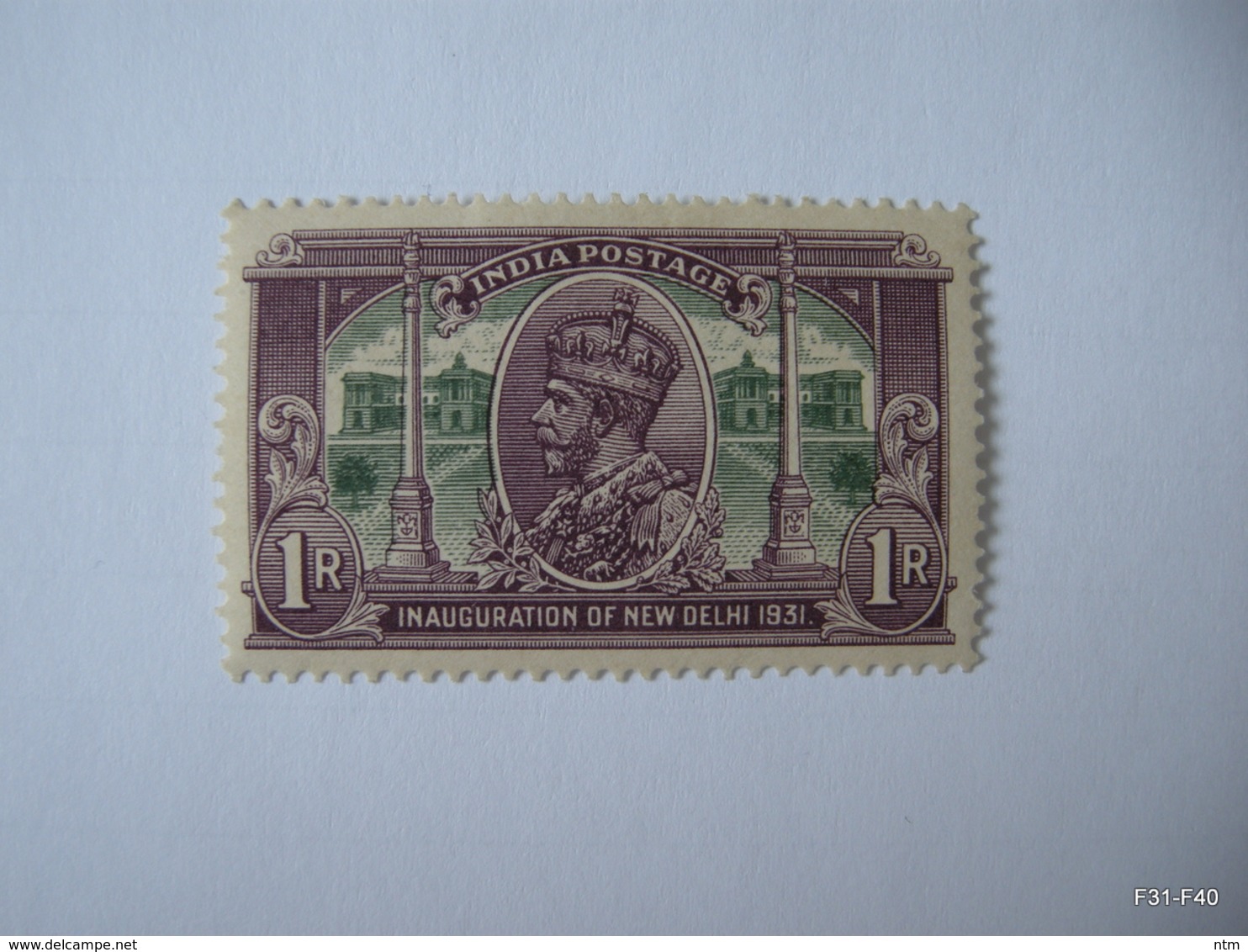 India	1931. King George V. INAGURATION OF NEW DELHI. Completer Set. SG 226-231. Scott 129-134. MH - 1936-47 Roi Georges VI