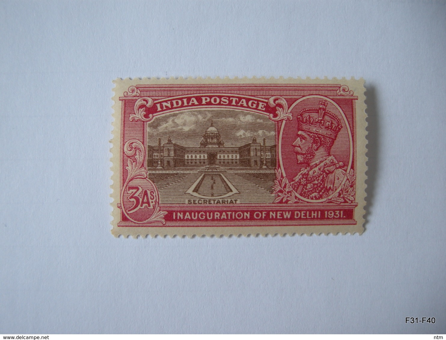 India	1931. King George V. INAGURATION OF NEW DELHI. Completer Set. SG 226-231. Scott 129-134. MH - 1936-47 King George VI