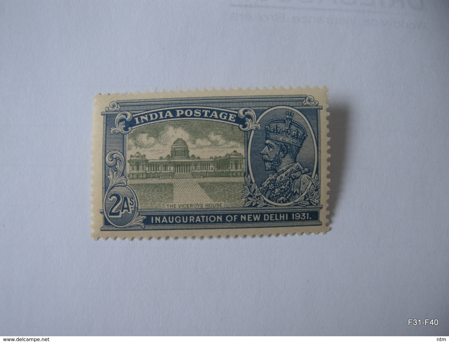 India	1931. King George V. INAGURATION OF NEW DELHI. Completer Set. SG 226-231. Scott 129-134. MH - 1936-47 Roi Georges VI