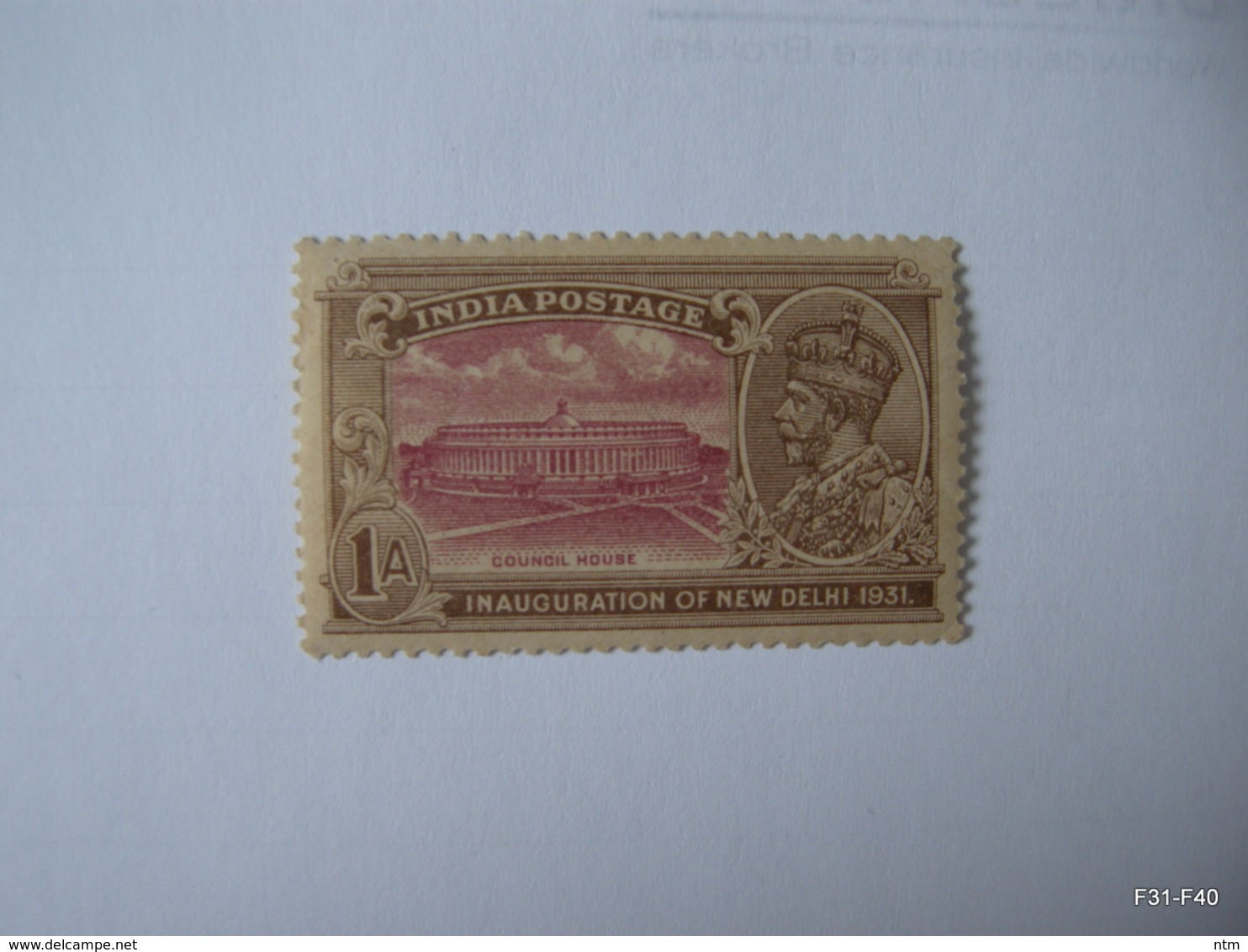 India	1931. King George V. INAGURATION OF NEW DELHI. Completer Set. SG 226-231. Scott 129-134. MH - 1936-47 King George VI