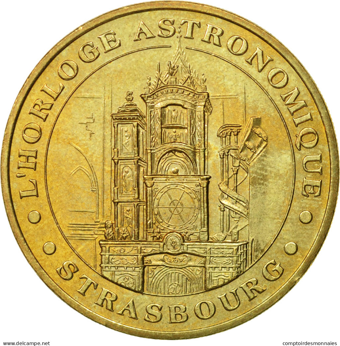 France, Jeton, Jeton Touristique, 67/ Horloge Astronomique - Strasbourg, 2003 - Autres & Non Classés