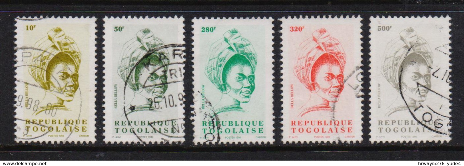 Togo 1998, Selection Between 10 En 500 Francs, Vfu - Togo (1960-...)