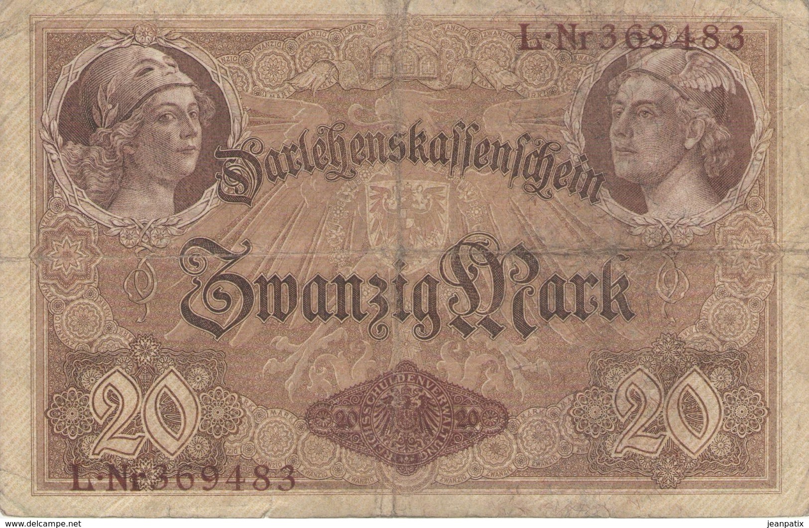 ALLEMAGNE Billet De 20 Zwanzig Mark - Berlin Aout 1914 - 20 Mark